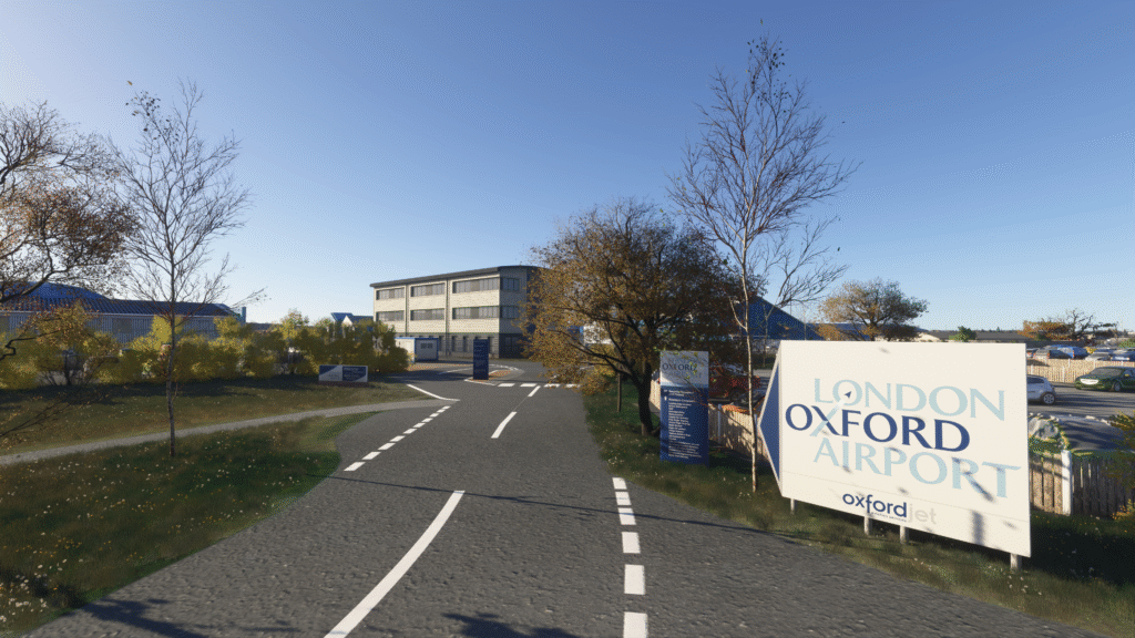 Oxford Airport Entrance